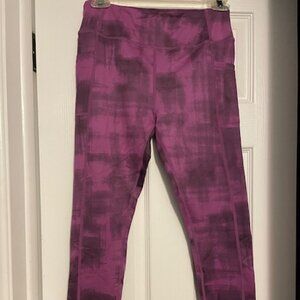 Girls Z by Zella tie-dye leggings w/pockets! Size XL